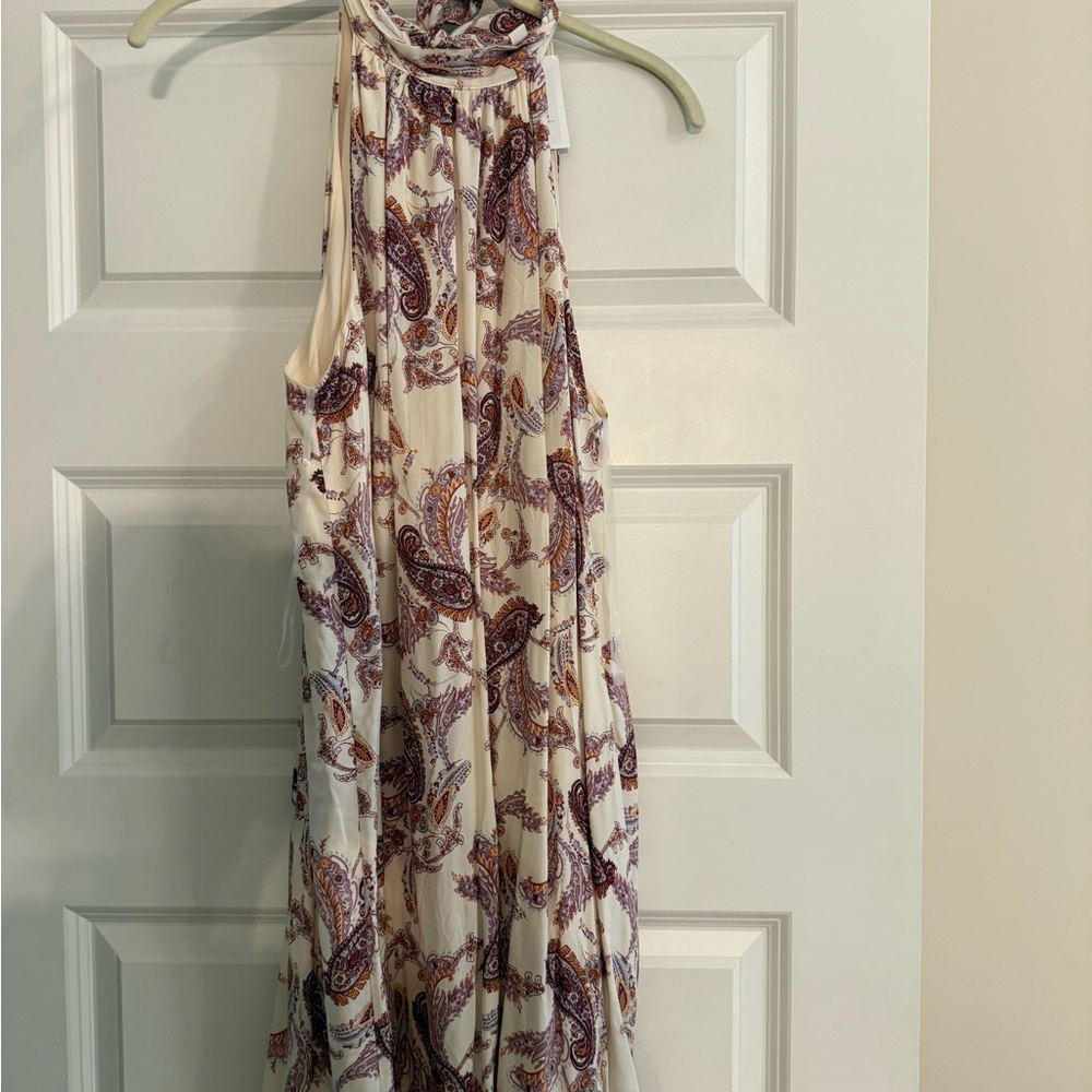 Andree by Unit “Find You Again” Paisley High Neck Dress – Size Large